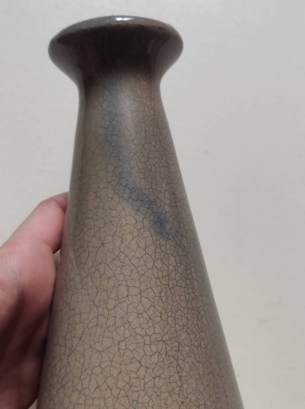 Vase céramique craquelé