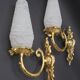 Pair of 2 wall lamp
