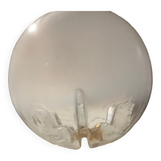 Chandelier suspension MAZZEGA glass circa 1960 5 lights glass balls of MURANO blow