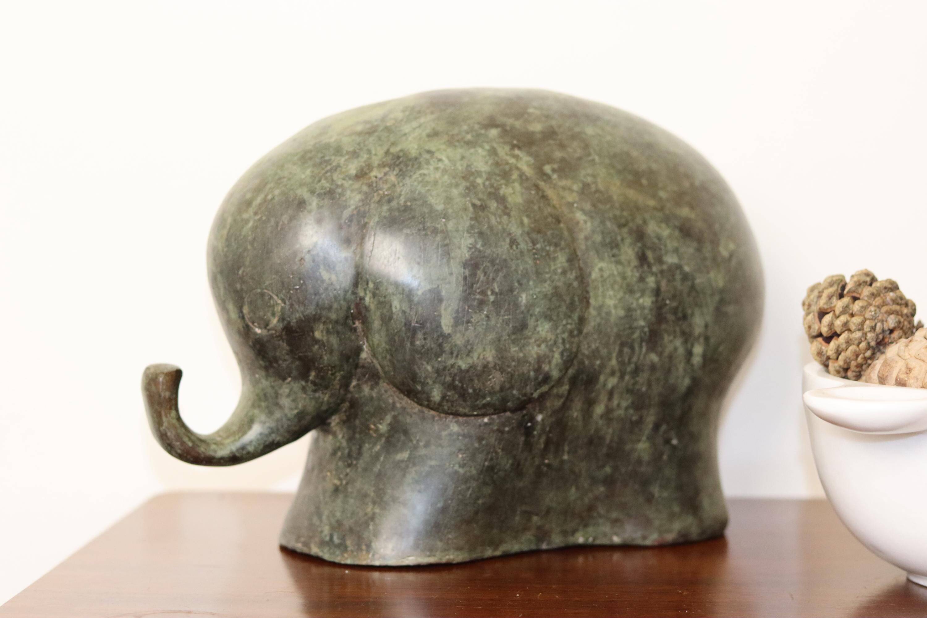 Large Vintage Elephant Sculpture