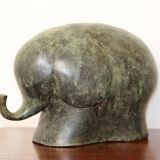 Large Vintage Elephant Sculpture
