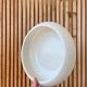 Matte white ceramic bowl, 1950s