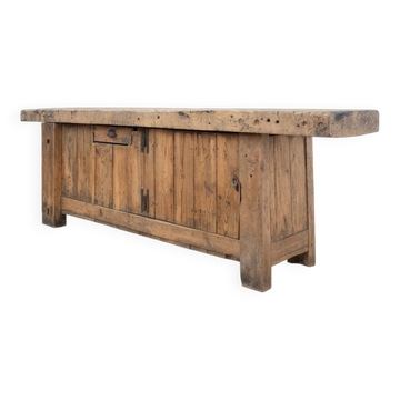 Ancien établi en bois – début XXe siècle