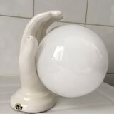 Wall lamp hand lamp ceramic vintage 70s