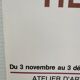 Original poster exhibition Venezia Henri Landier Paris 1988