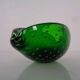 Green Sommerso Murano Glass Ashtray, Italy, 1960s