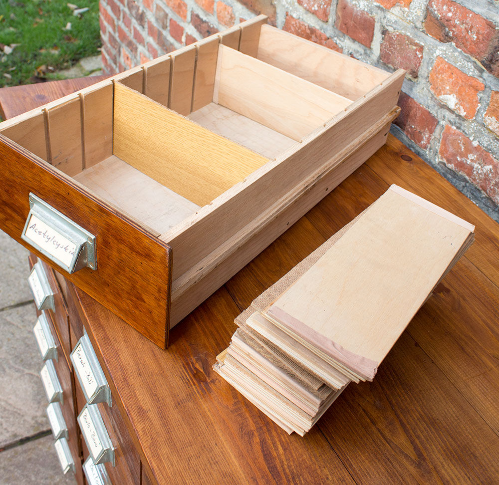 Medicine cabinet with 24 drawers