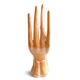 Hand ringed wooden, jewelry display stand, years 70
