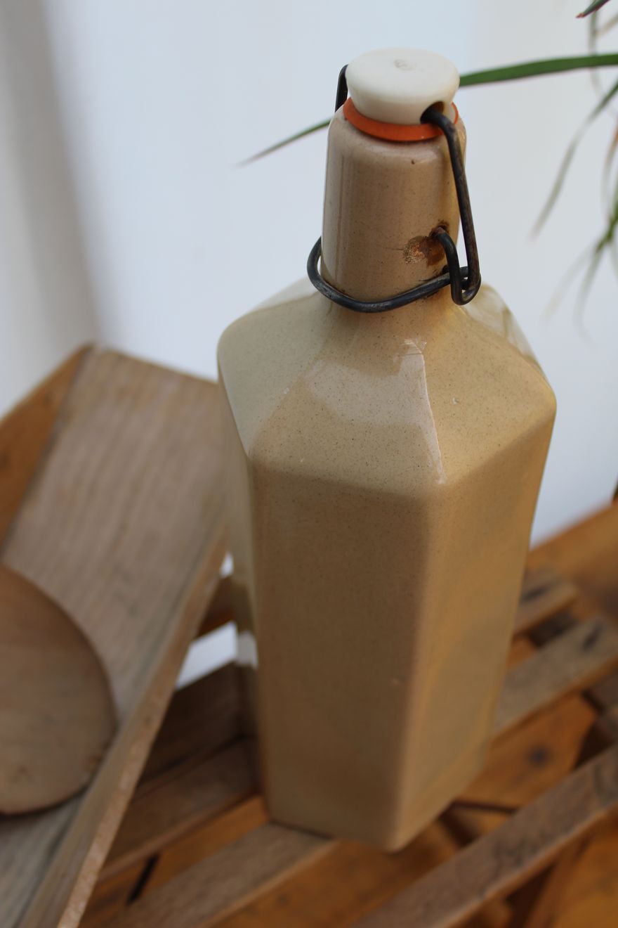 Beige bottle