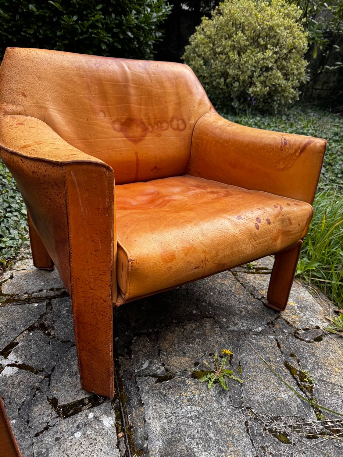 Canapé et fauteuil CAB415 de Mario Bellini pour Cassina