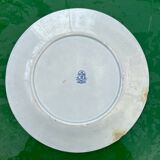 6 assiettes Gien série monogramme « 2nd choix »