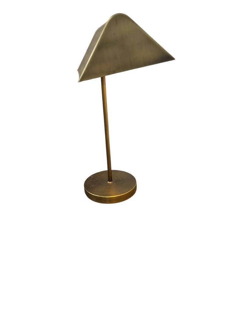 Lampe de bureau vintage 'dorée' / lampe de banquier