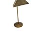 Lampe de bureau vintage 'dorée' / lampe de banquier