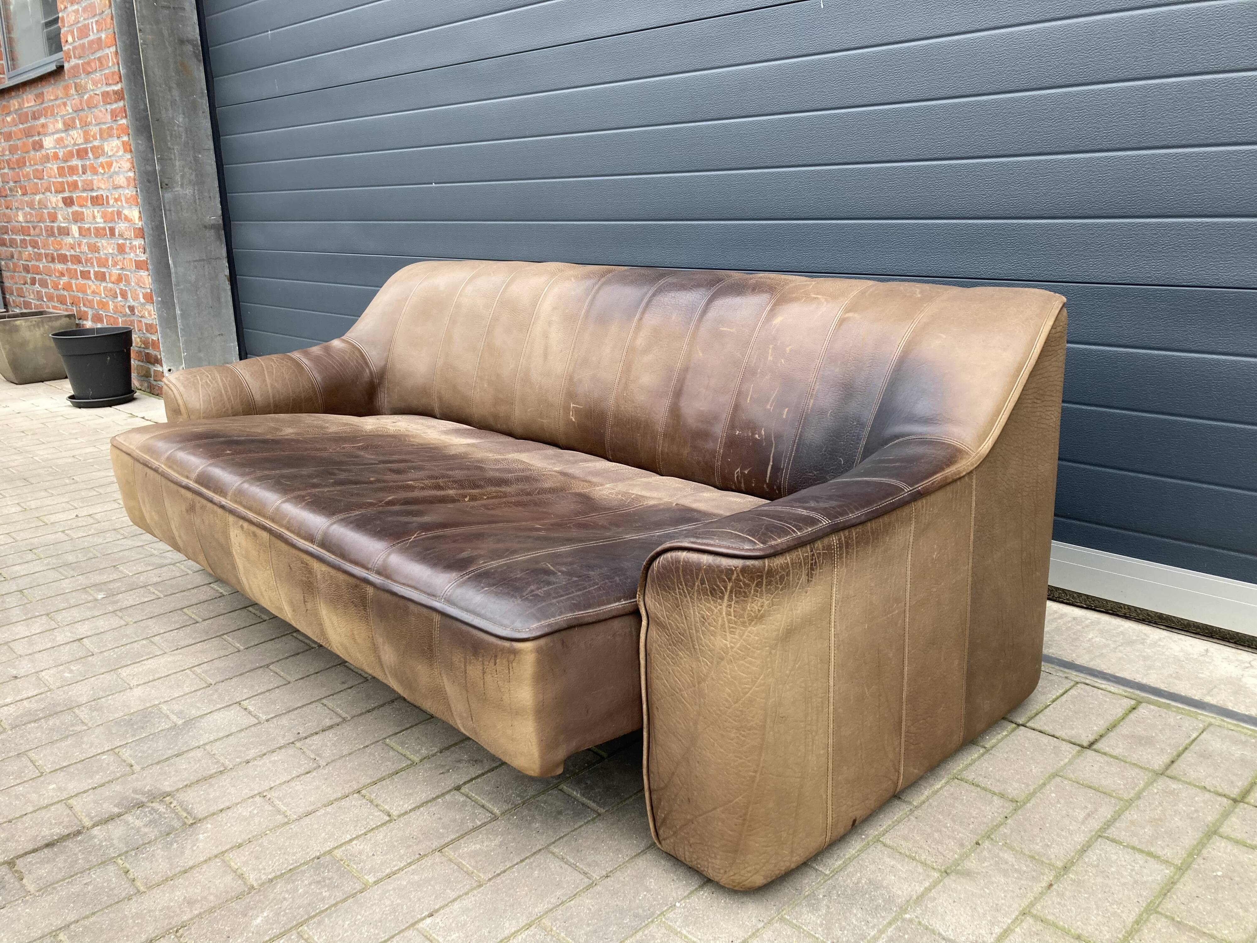 De Sede Ds44 3-seater Buffalo leather NECK 5mm