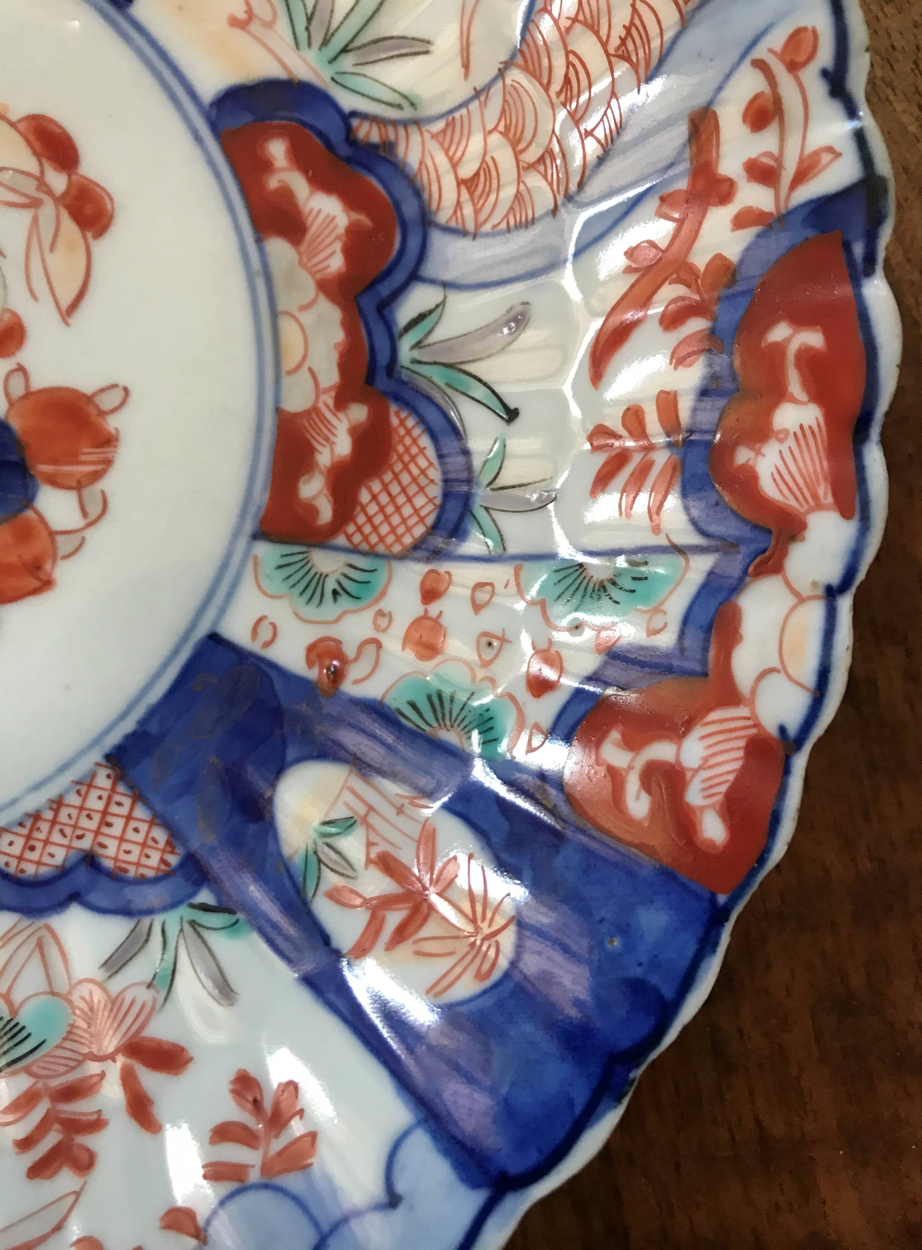 Japanese porcelain dish, Imari