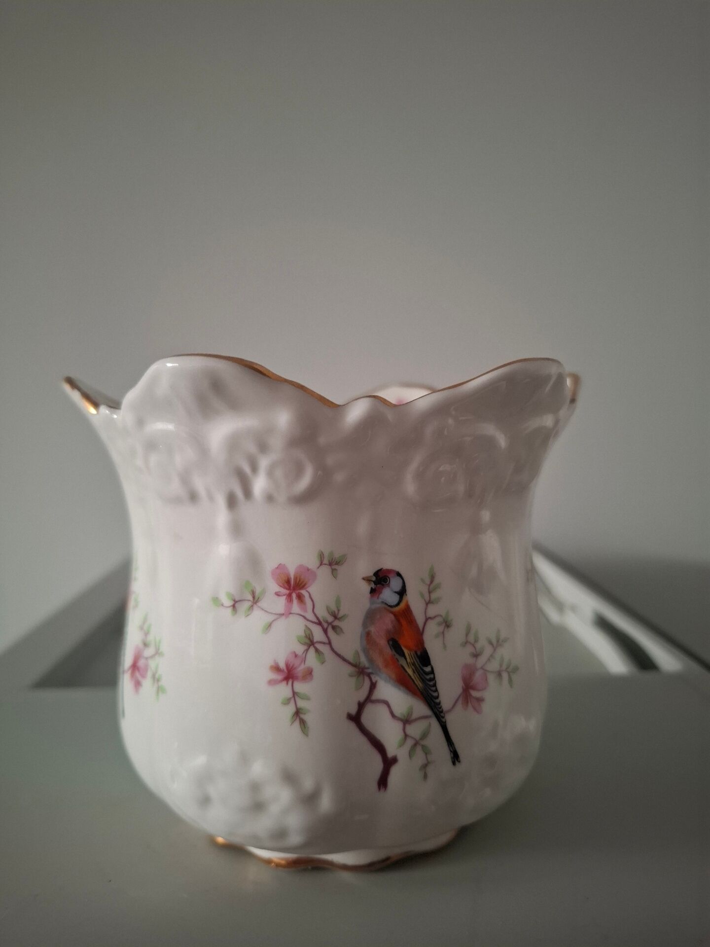 Old porcelain cache pot or trinket dish