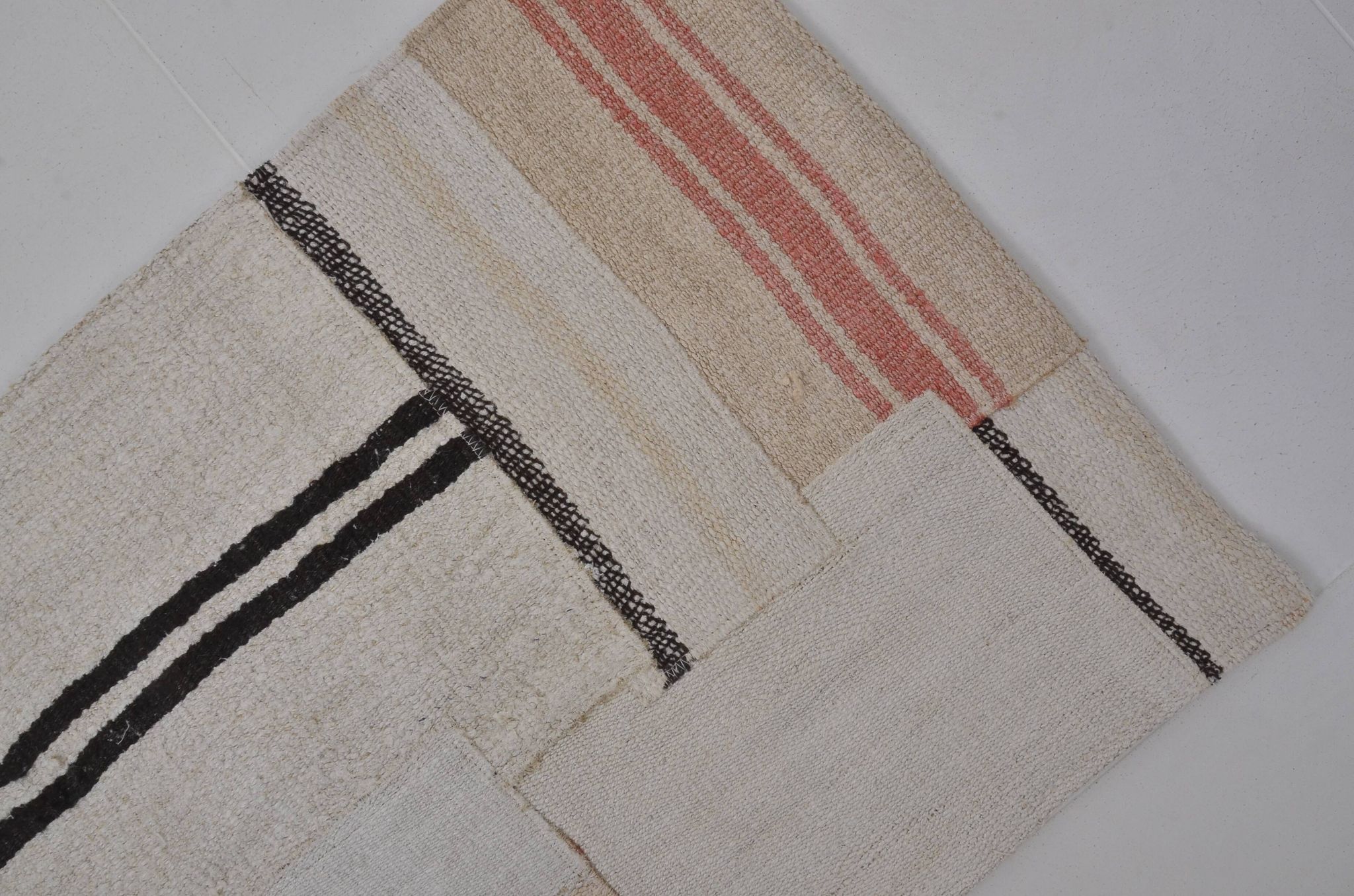 Vintage Oushak Hemp Runner  sku 3871