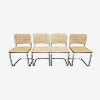 Set 4 chairs B32 by Marcel Breuer