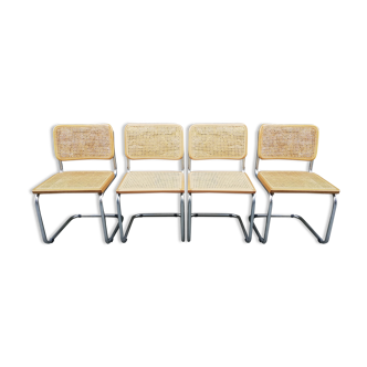 Set 4 chairs B32 by Marcel Breuer