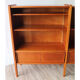 Bibliothèque avec étagères en bois 1960