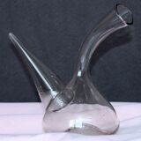 Ancienne carafe en verre soufflé