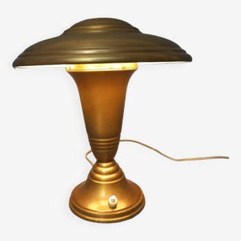 Art Deco brass lamp