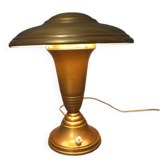Art Deco brass lamp
