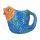 Pitcher fish zoomorphic barbotine