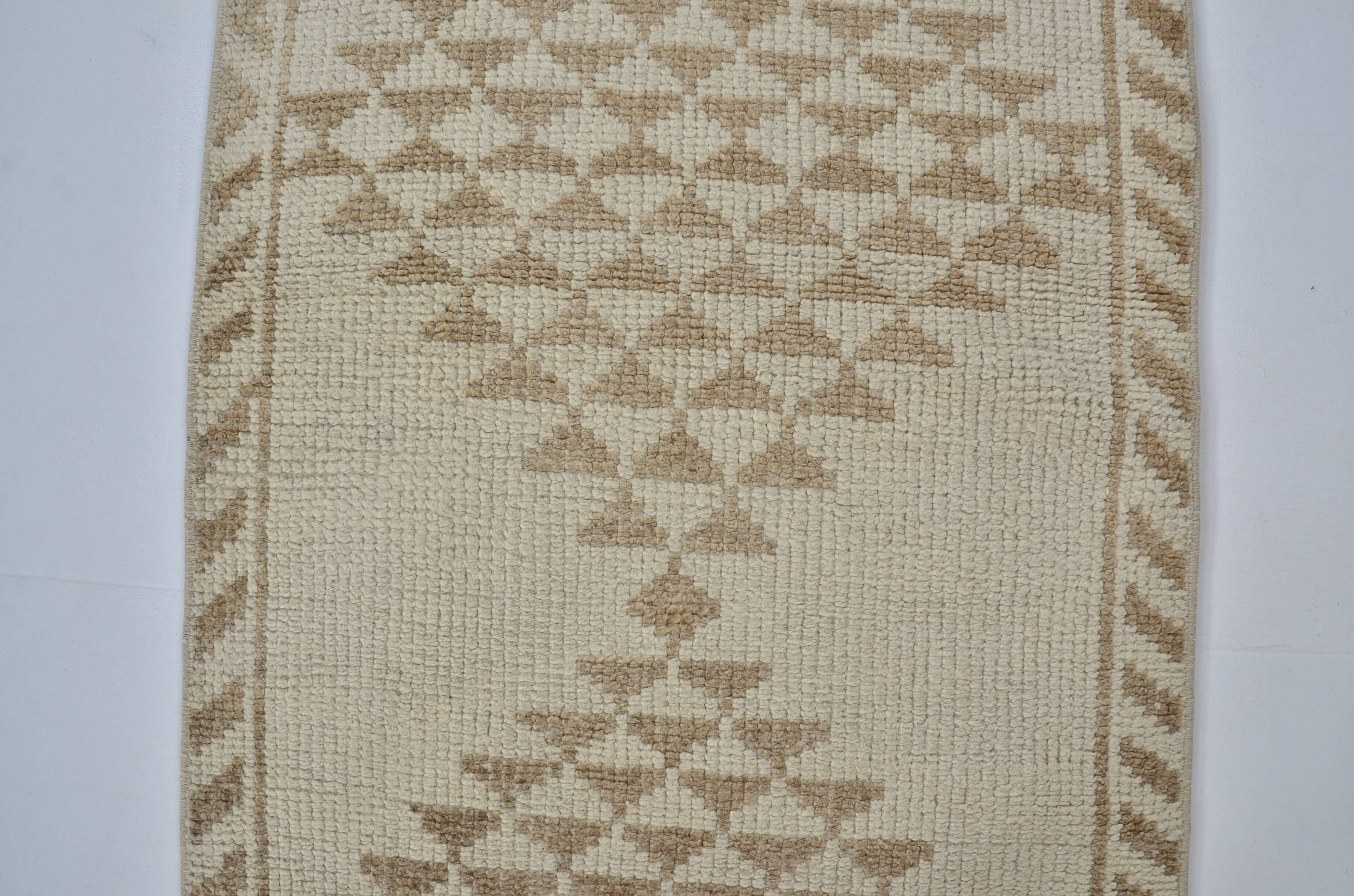Turkish Anatolian Off White Runner Rug sku 2153