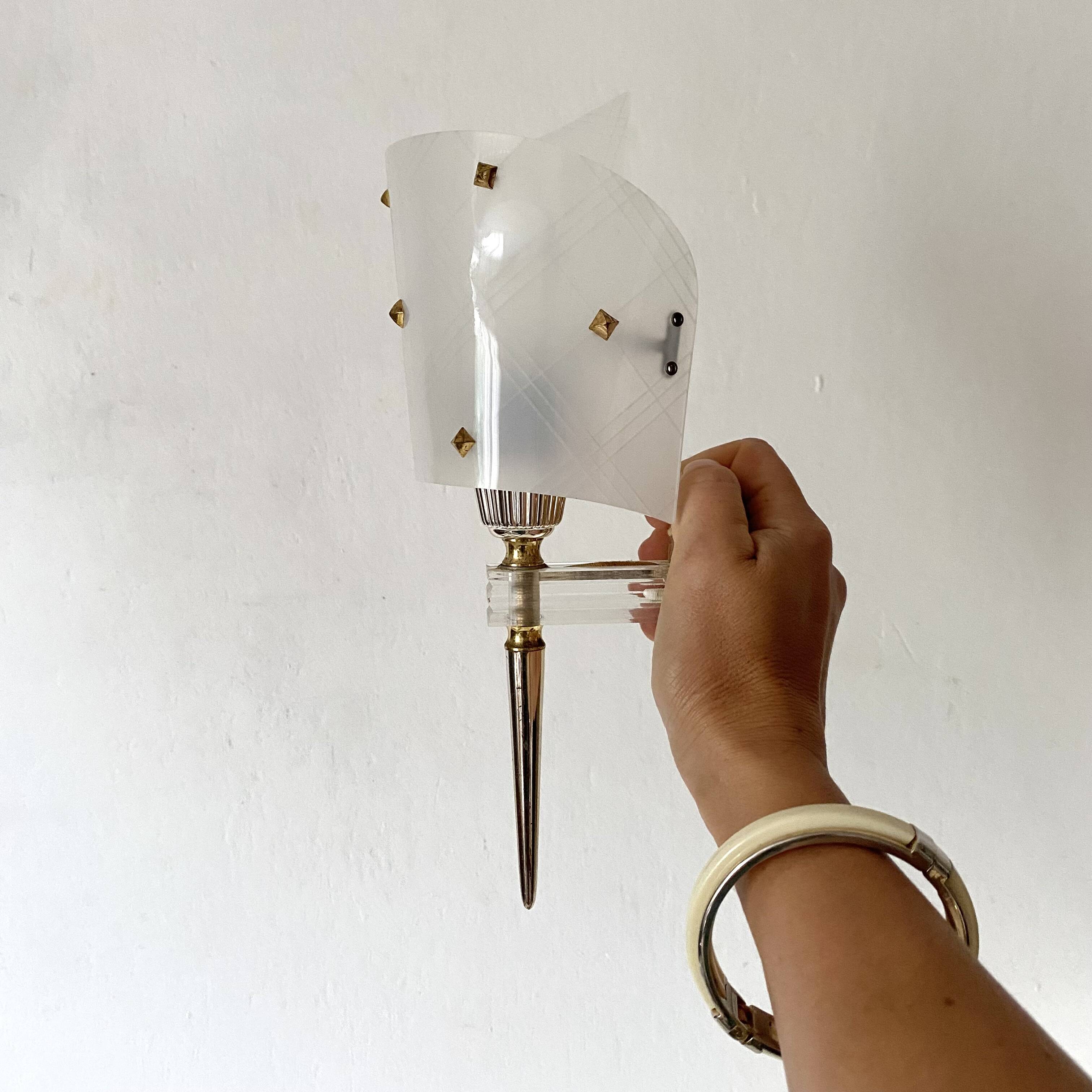 Pair of 60s wall lights