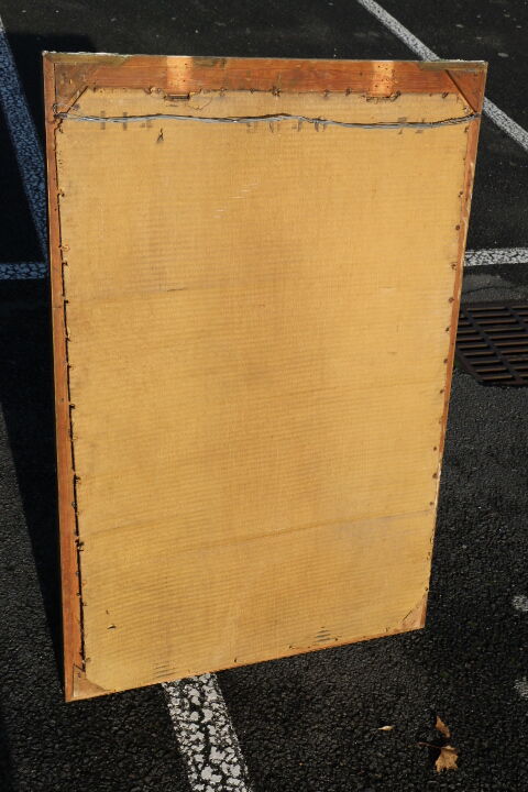 Ancient golden mirror 128x85cm