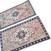 Lot de 2 tapis turcs vintage faits main