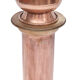 Copper planter and pedestal