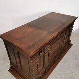 Oak office counter
