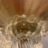 Italian Murano Glass Gold Chandelier by La Murrina