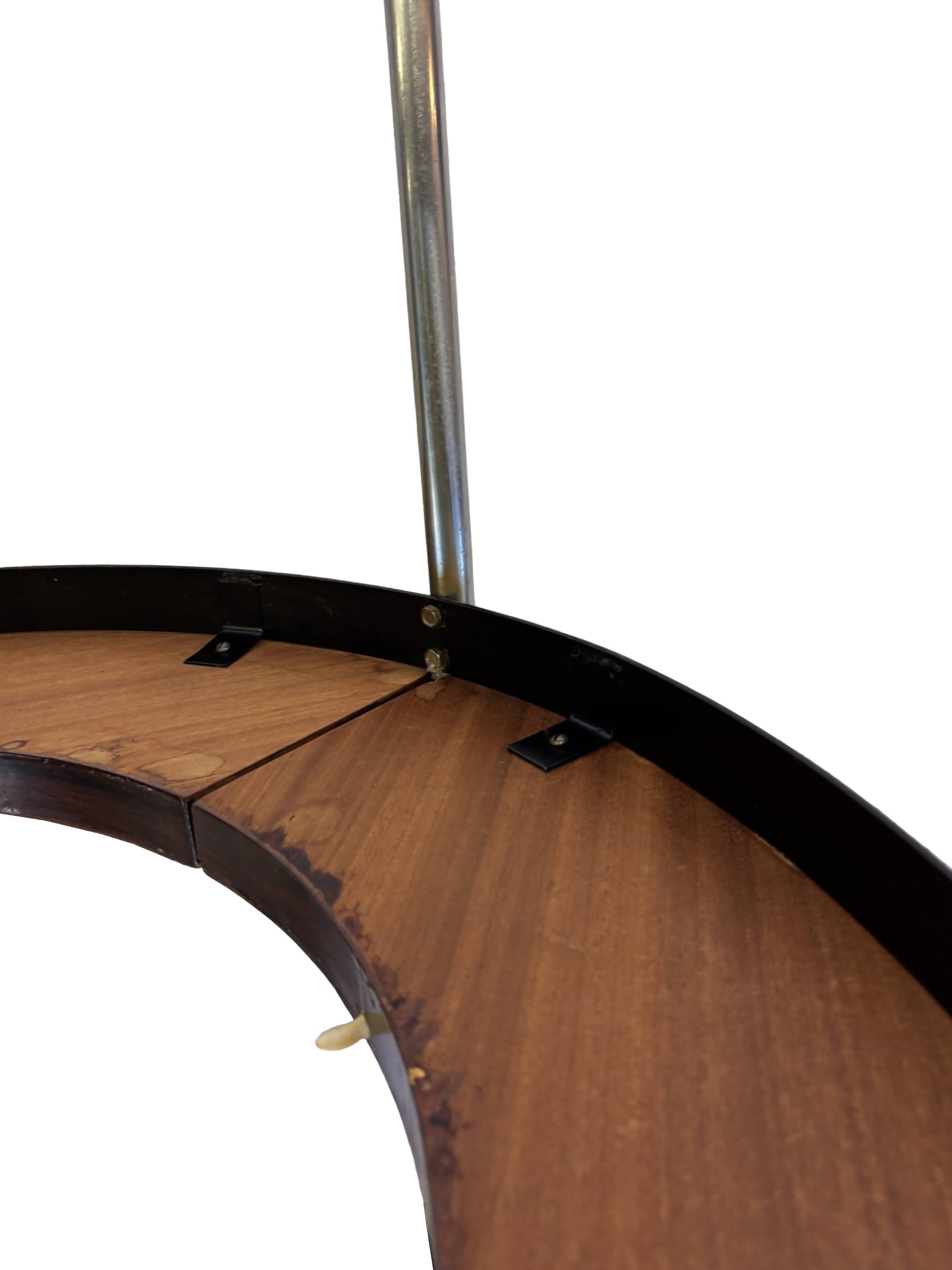 Vintage rosewood coffee table with glass, Denmark, 70s design