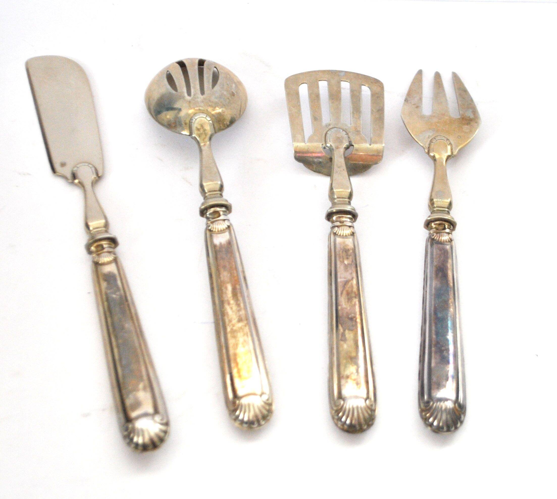 Mignardise cutlery – Minerva silver hors d'oeuvre service 1920 art deco