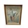 French Oil And Watercolor Flower Still Life, 2nd half 1800s