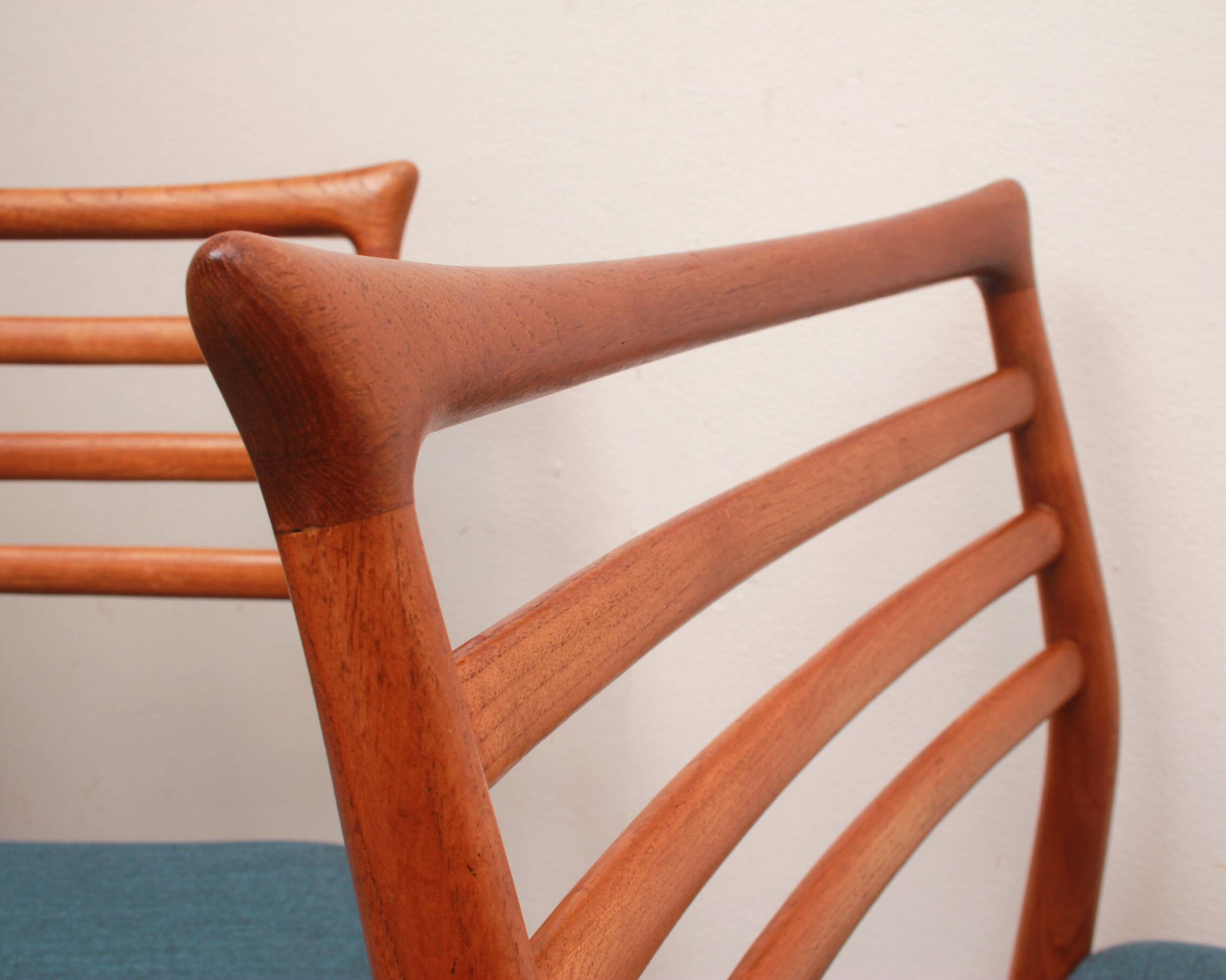 Set of 4 diningchairs teak, Erving Harland for Soro Chairs
