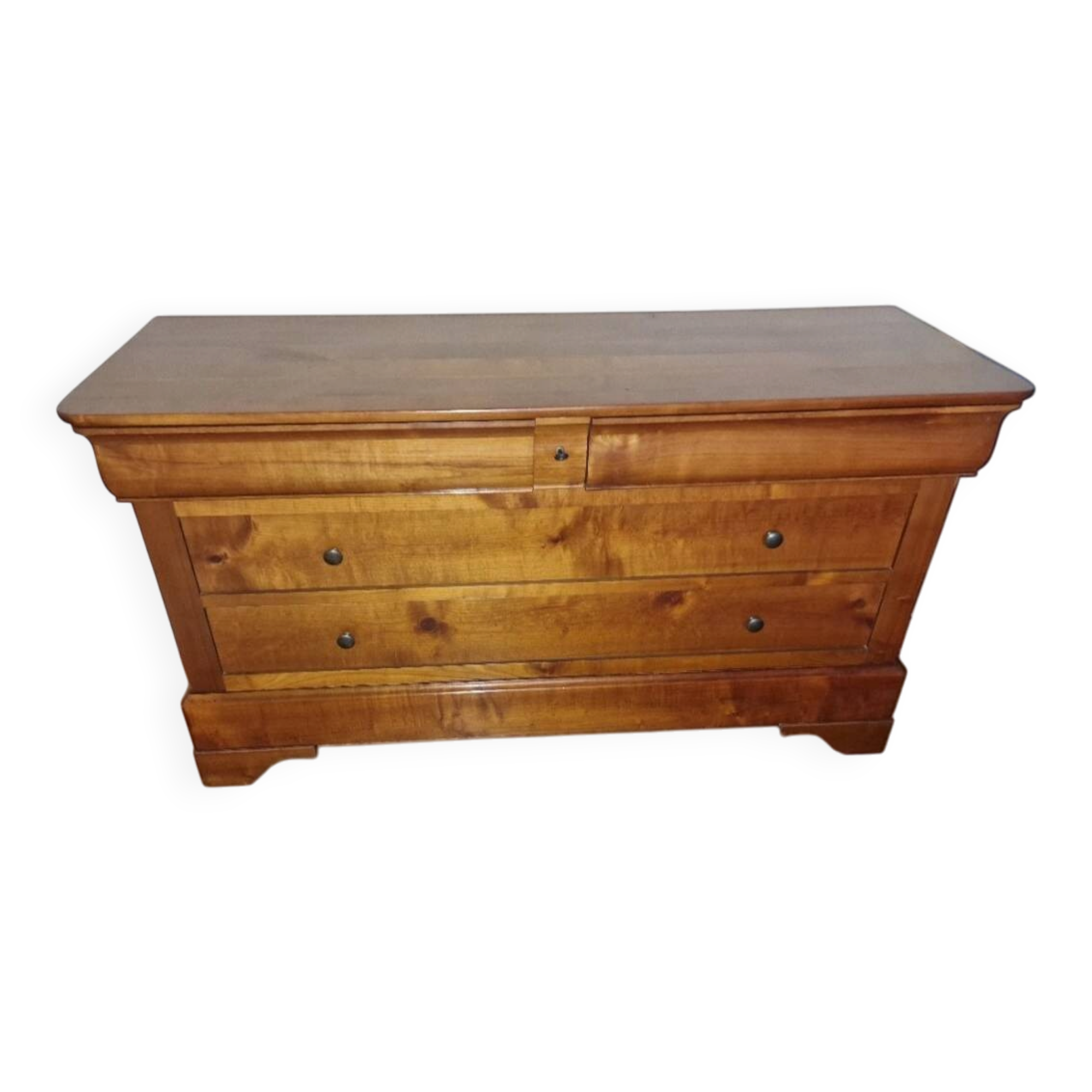 Solid cherry wood style chest of drawers