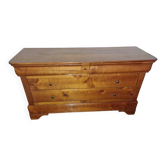 Solid cherry wood style chest of drawers