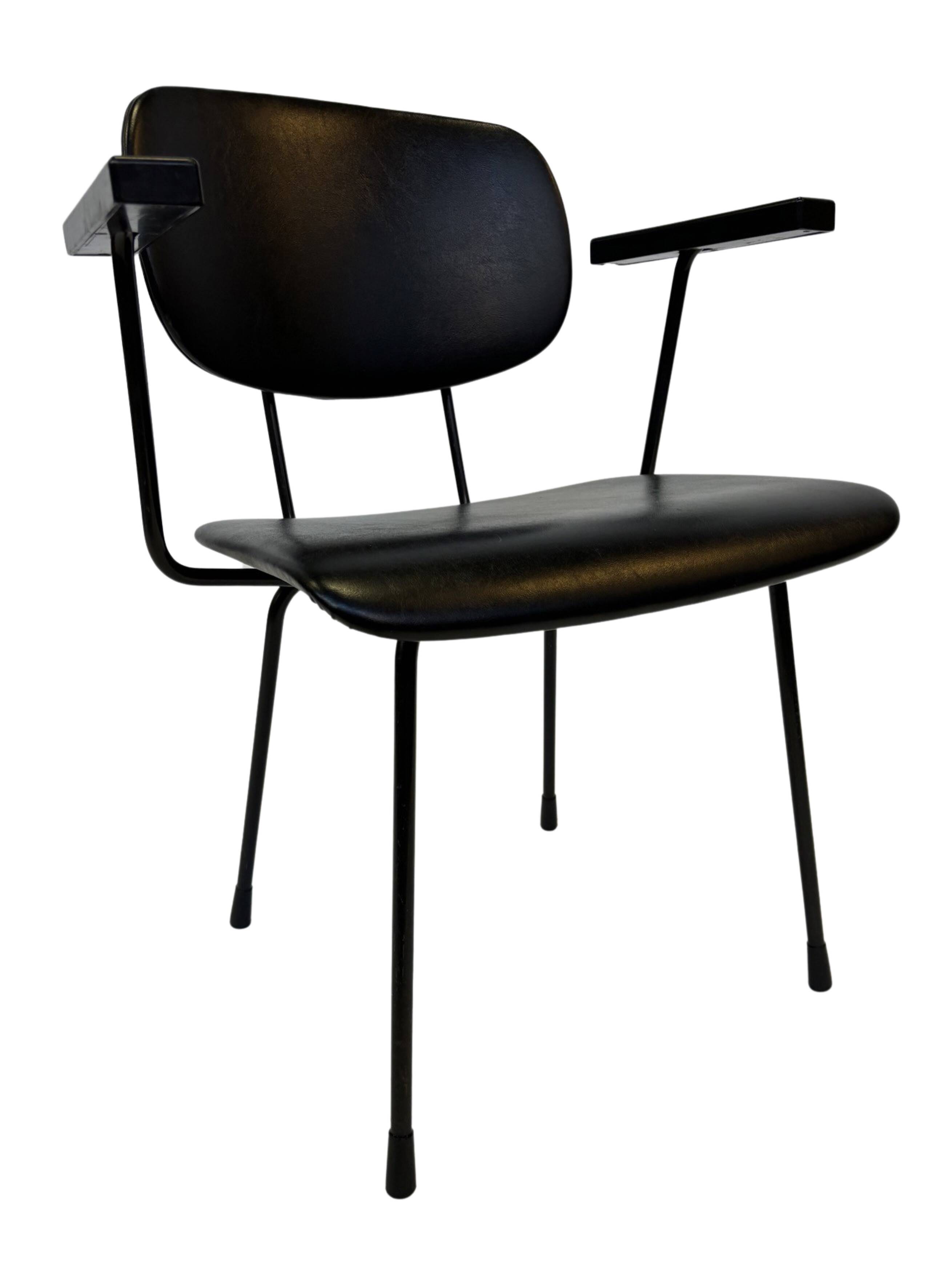 Vintage Gispen model 216 chair Wim Rietveld Design