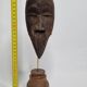 Antique African Dan Mahou passport mask with long beak, 19 cm