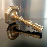 Vintage bronze candle holder
