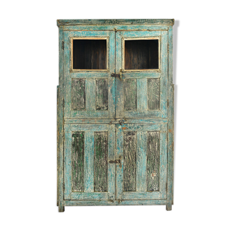 Patinated wooden cabinet