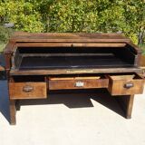 Office furniture, old glove maker's table.