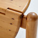 Pinewood dining set by rainer daumiller for hanex, set of 7