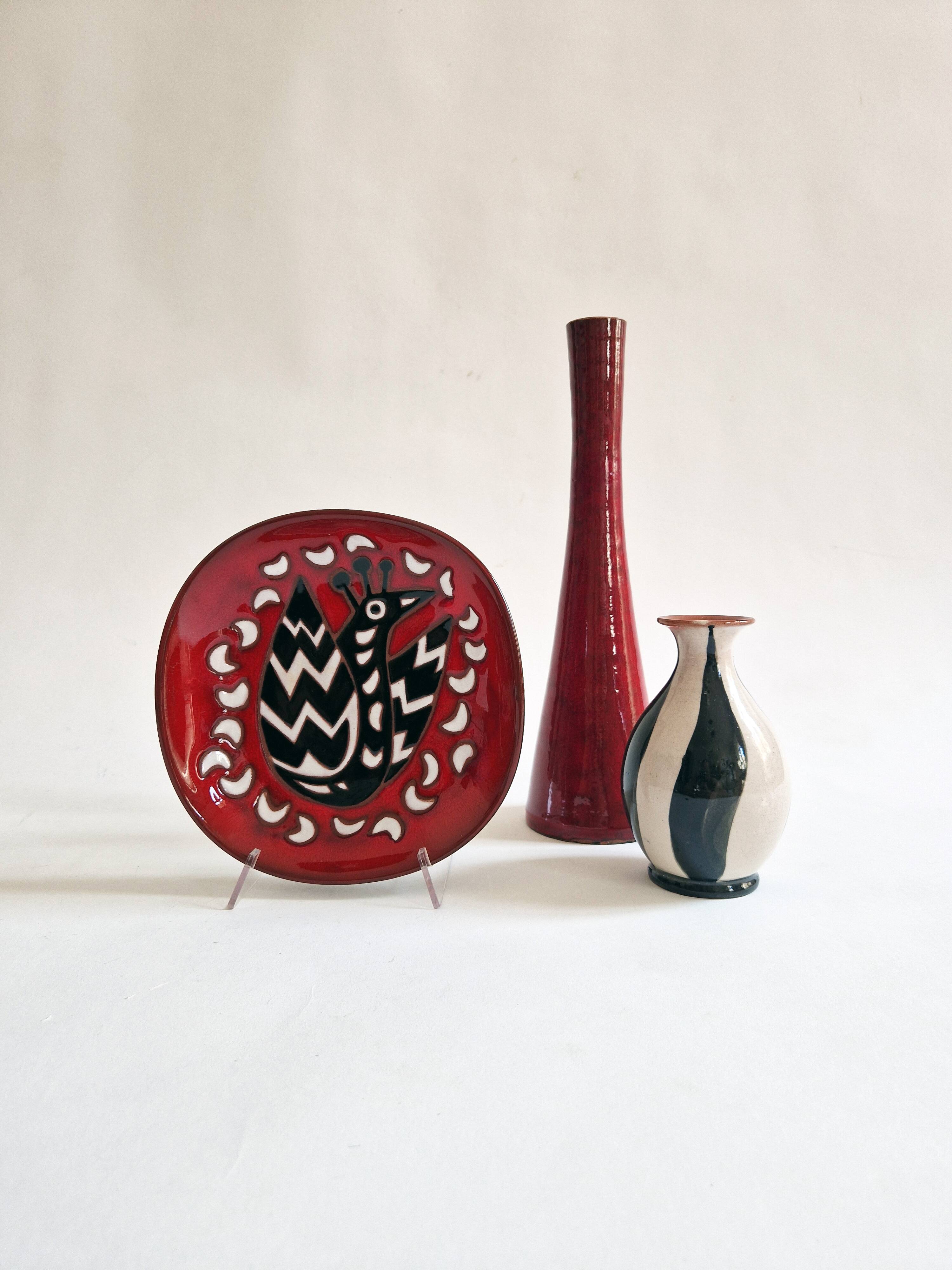 Vintage ceramic bowl by Jean Picart le Doux, circa 1960