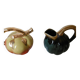 Ceramic pitchers from the 60s apple shape