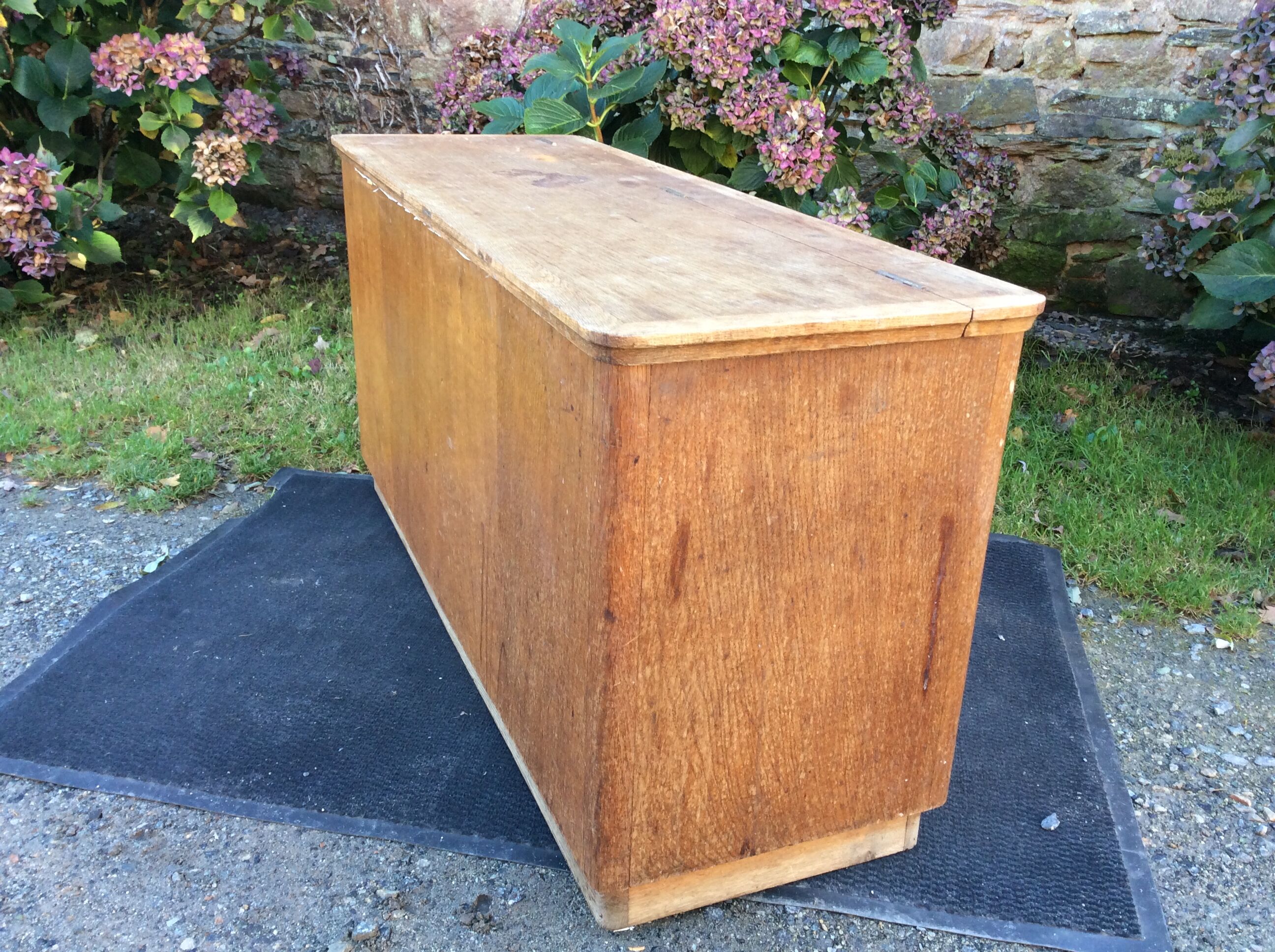 Vintage oak chest 50s